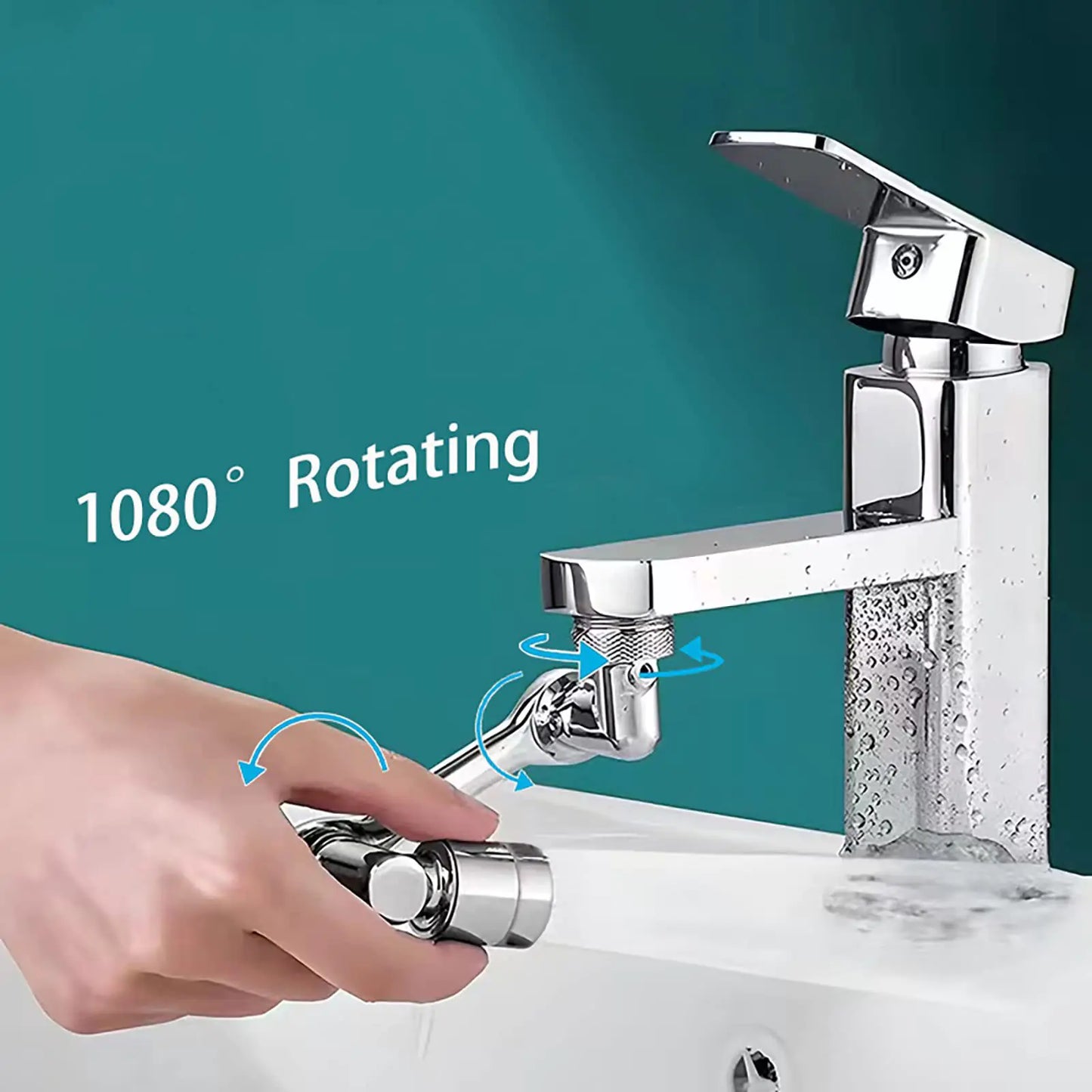 Rotating Universal Faucet Splash