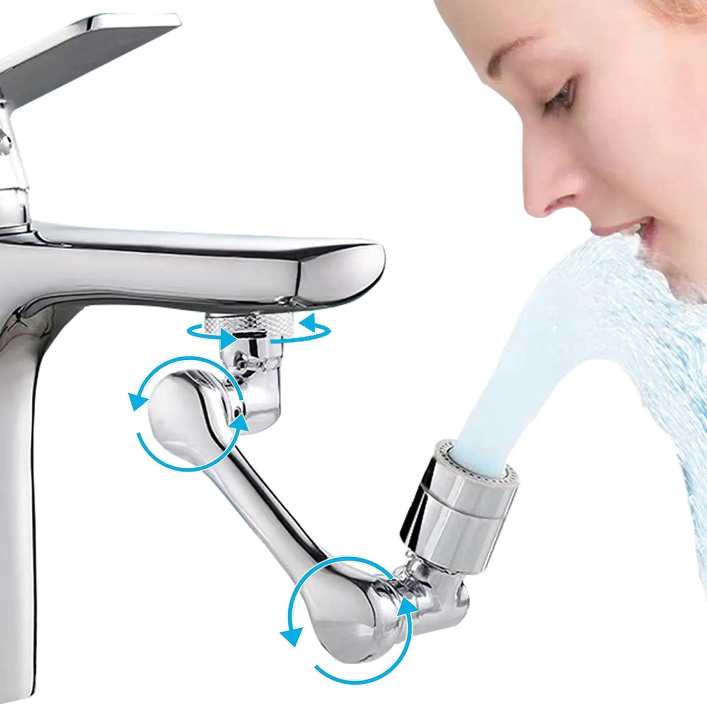 Rotating Universal Faucet Splash