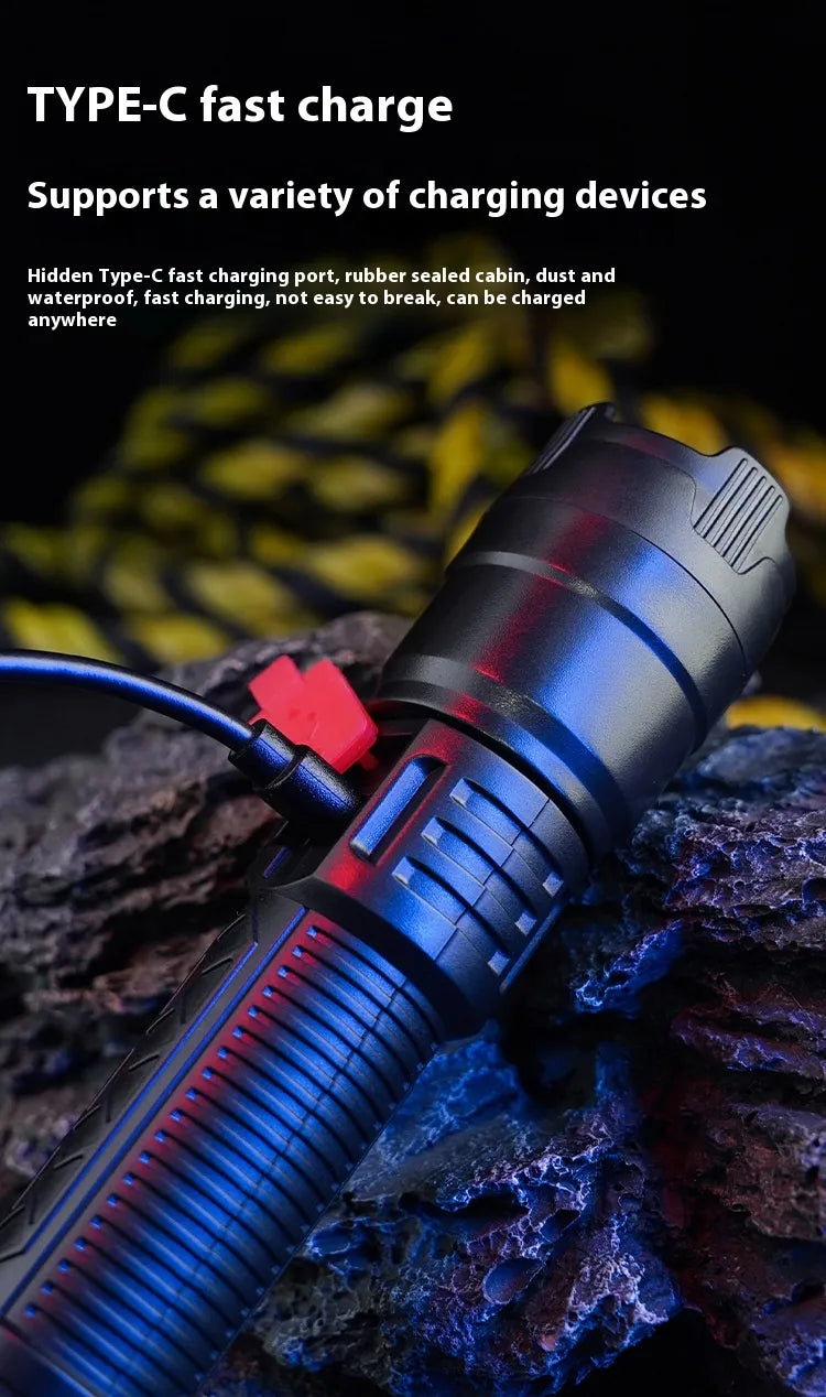 Rechargeable Portable Bright Flashlight