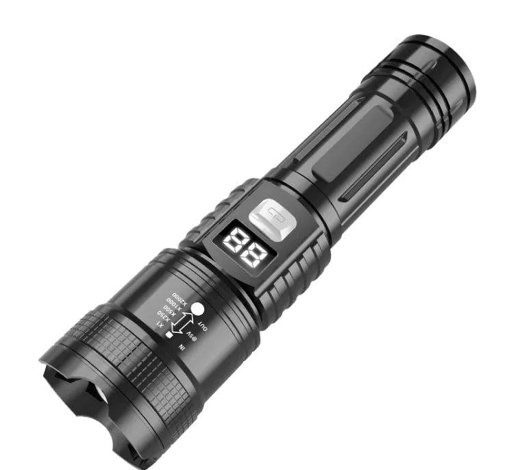 Adjustable Beam Rechargeable Flashlight