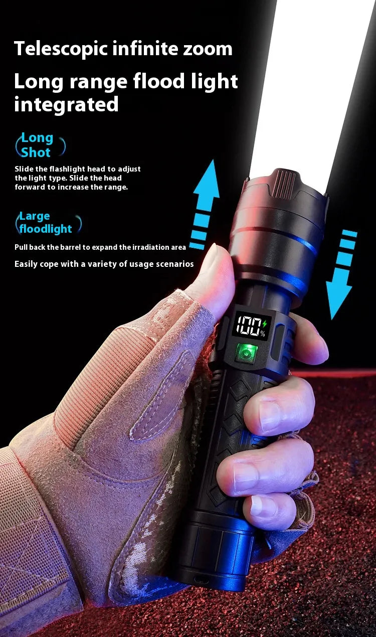 Rechargeable Portable Bright Flashlight